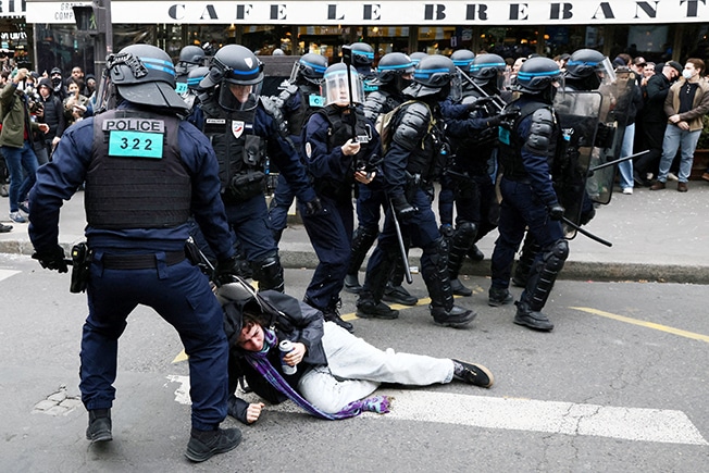 image King Charles&#8217; state visit to France postponed after violent protests