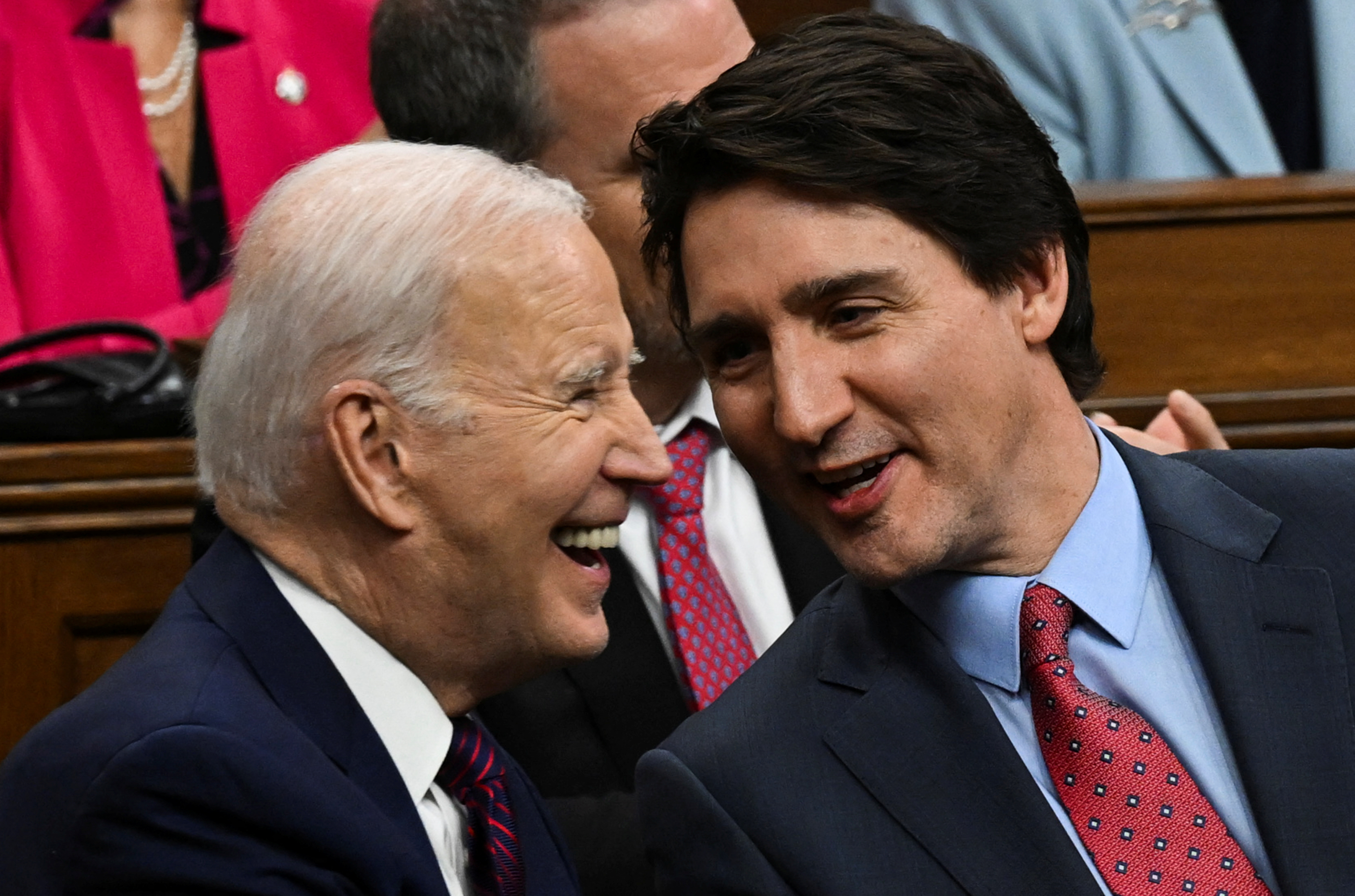 image Biden, Trudeau start talks after making deal on asylum seekers