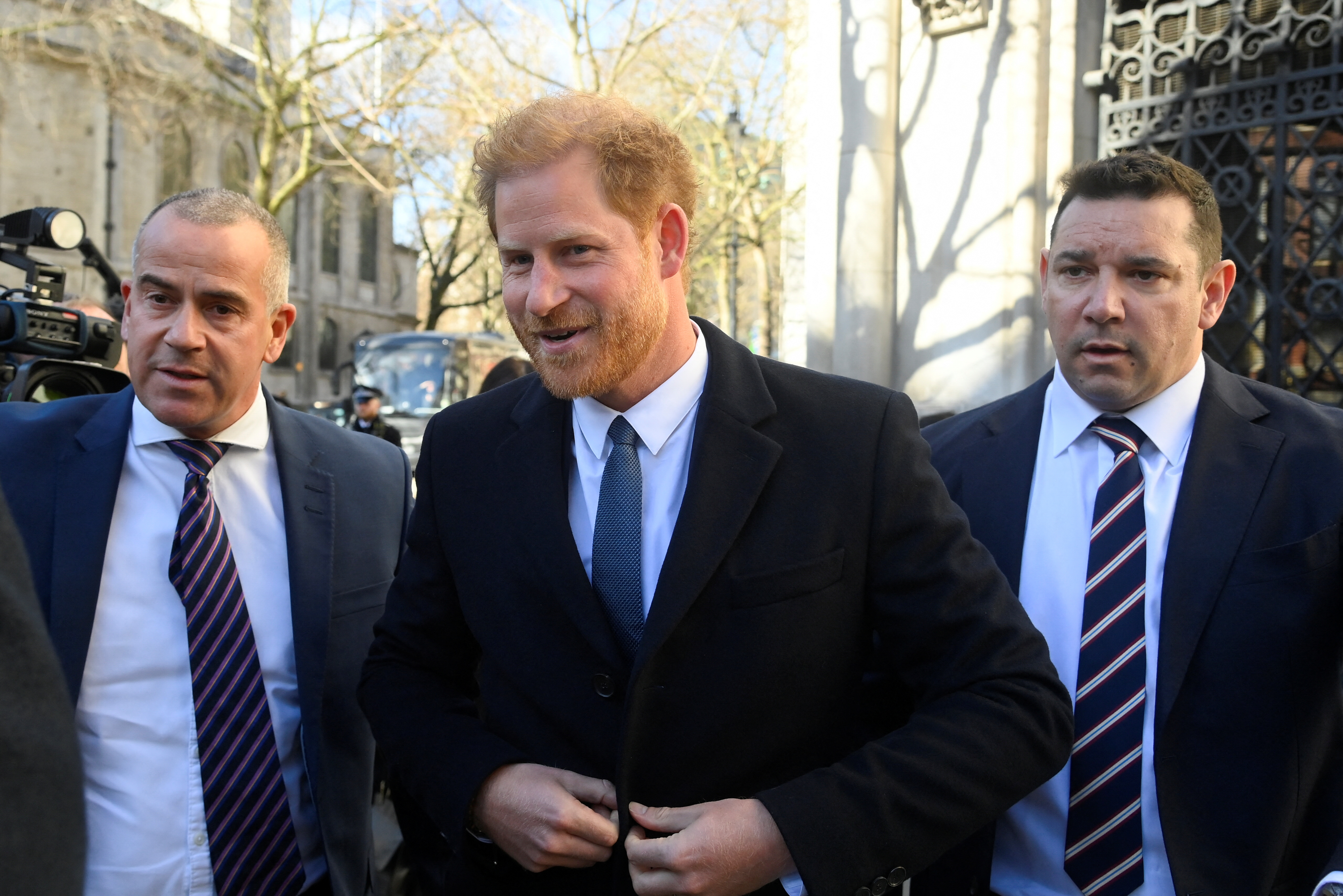 image Prince Harry, Elton John appear at UK court in privacy lawsuit