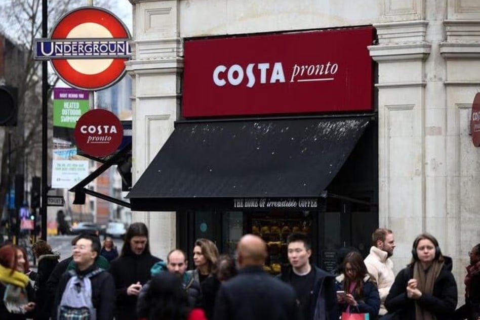 image Costa Coffee raises UK staff pay for third time in a year