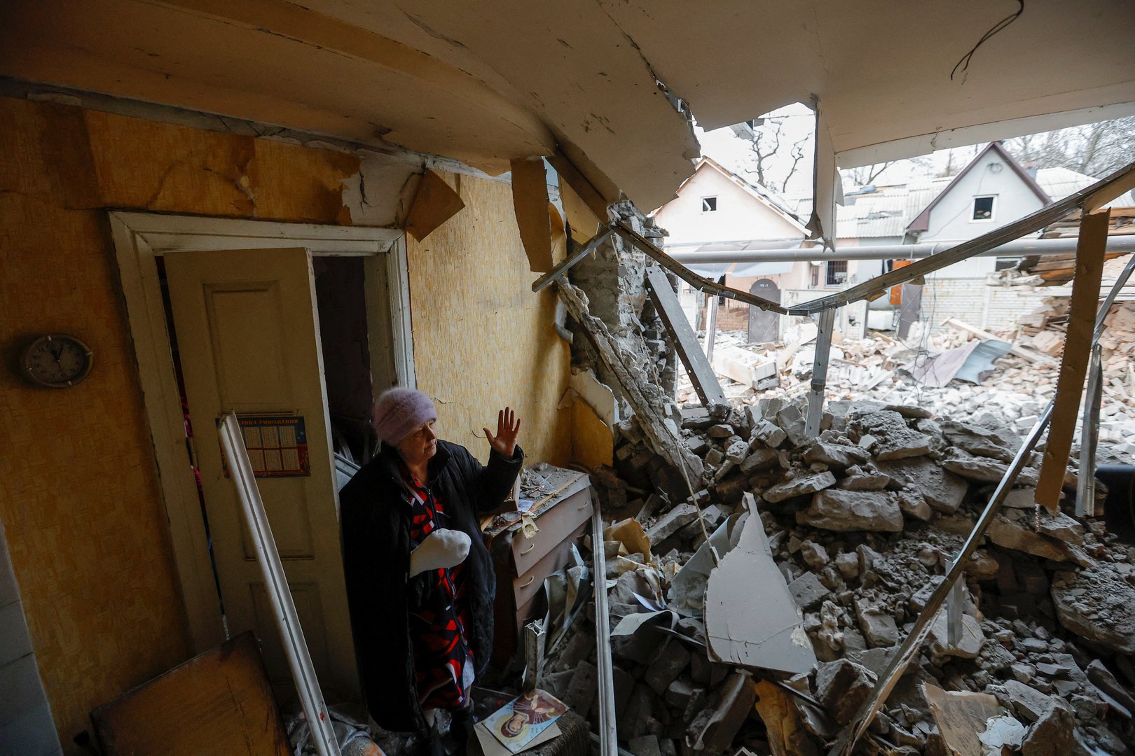 image Russia says forces continue attack in Ukraine&#8217;s Donetsk region