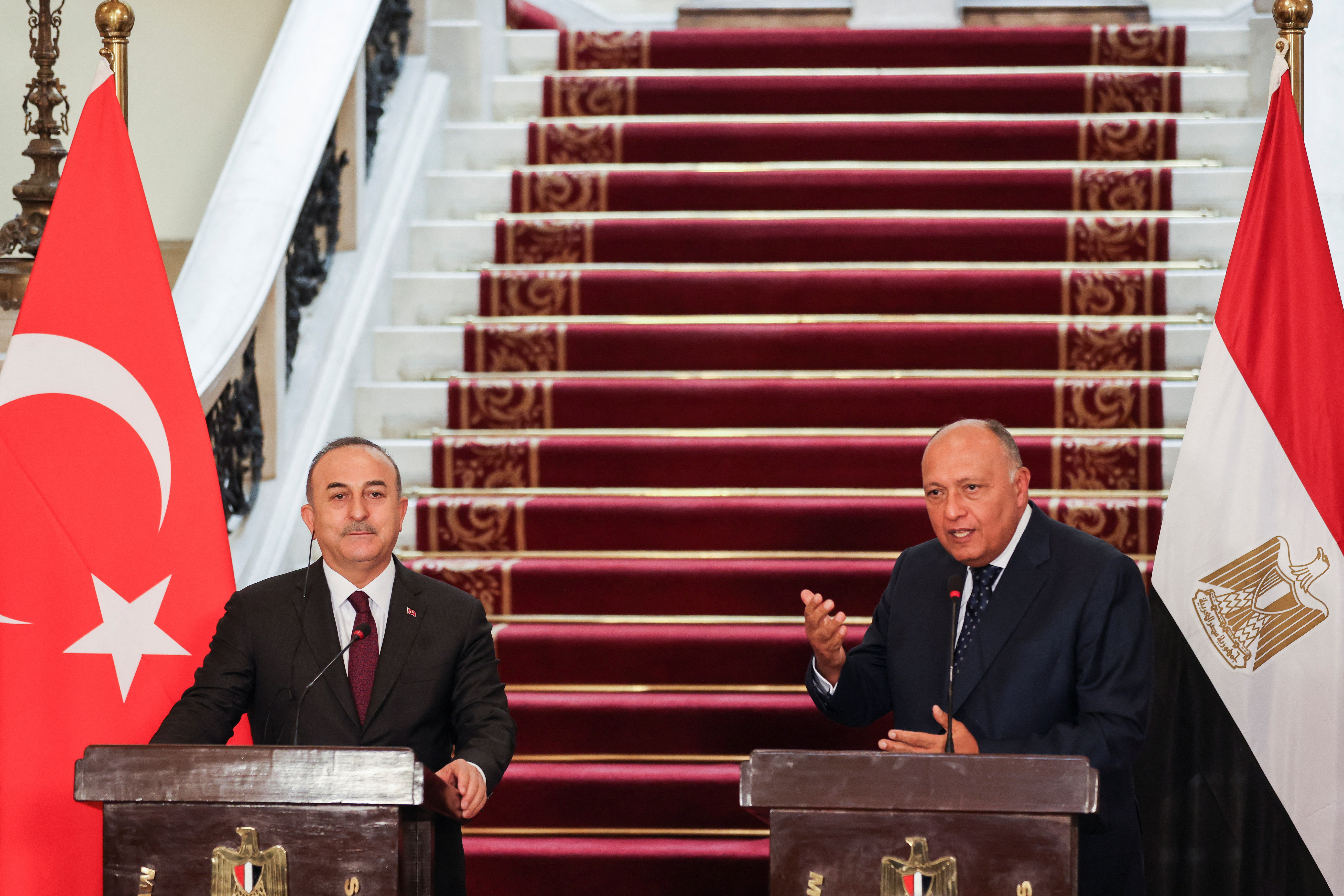 image Top Egyptian, Turkish diplomats hold first Cairo talks in a decade