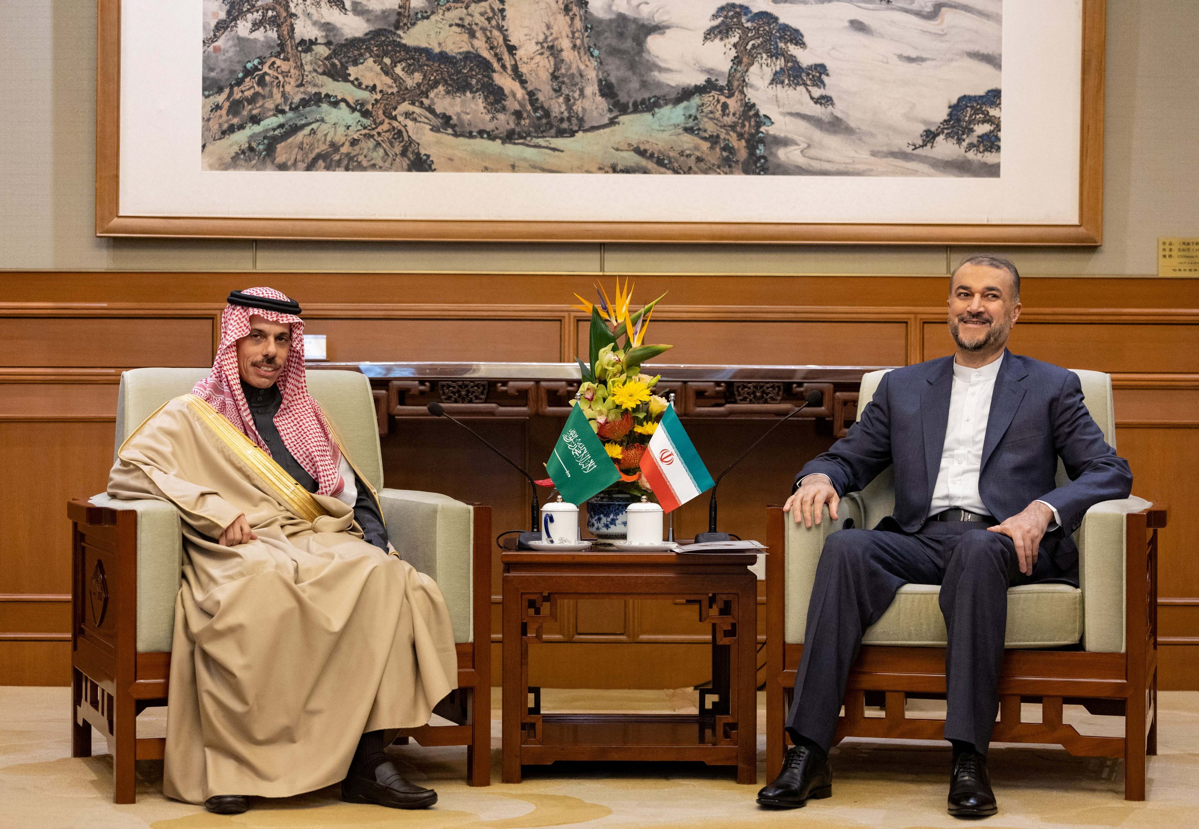 image Saudi officials arrive in Iran to discuss reopening diplomatic missions