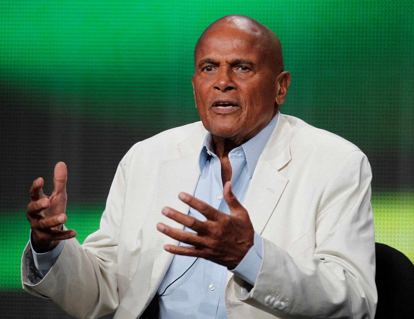 file photo: singer, actor and activist harry belafonte speaks during a session about a documentary on his life 'sing your song' during the hbo session at the 2011 summer television critics association cable press tour in beverly hills