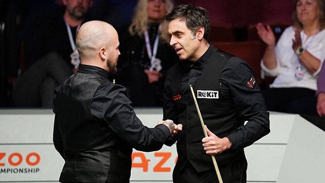 image &#8216;Rocket&#8217; misfires as Brecel sends O&#8217;Sullivan crashing out of world championship