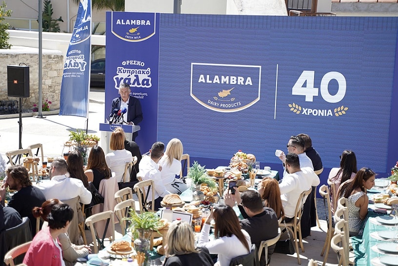 Alambra milk launch event Petrou Bros Dairy Products