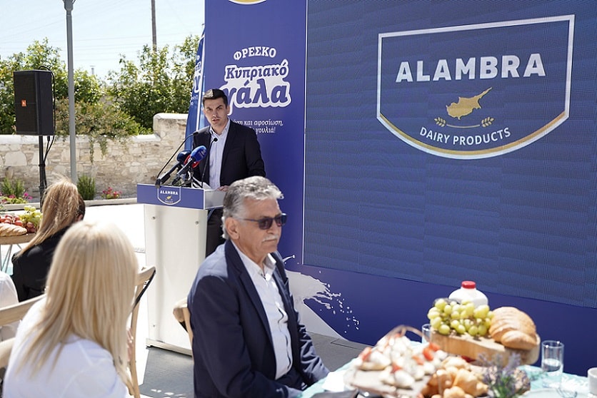 Alambra milk launch event Petrou Bros Dairy Products