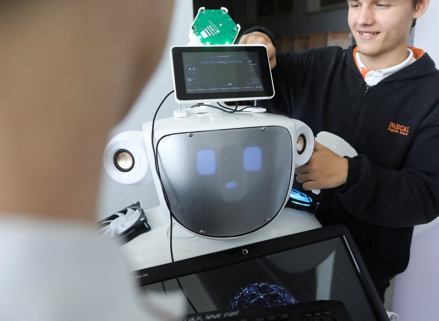 image Robot with ChatGPT shakes up Cyprus classrooms