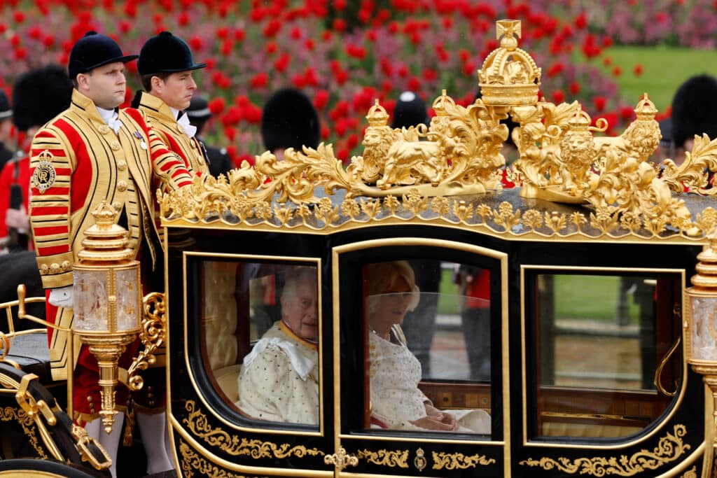 coronation of britain's king charles and queen camilla