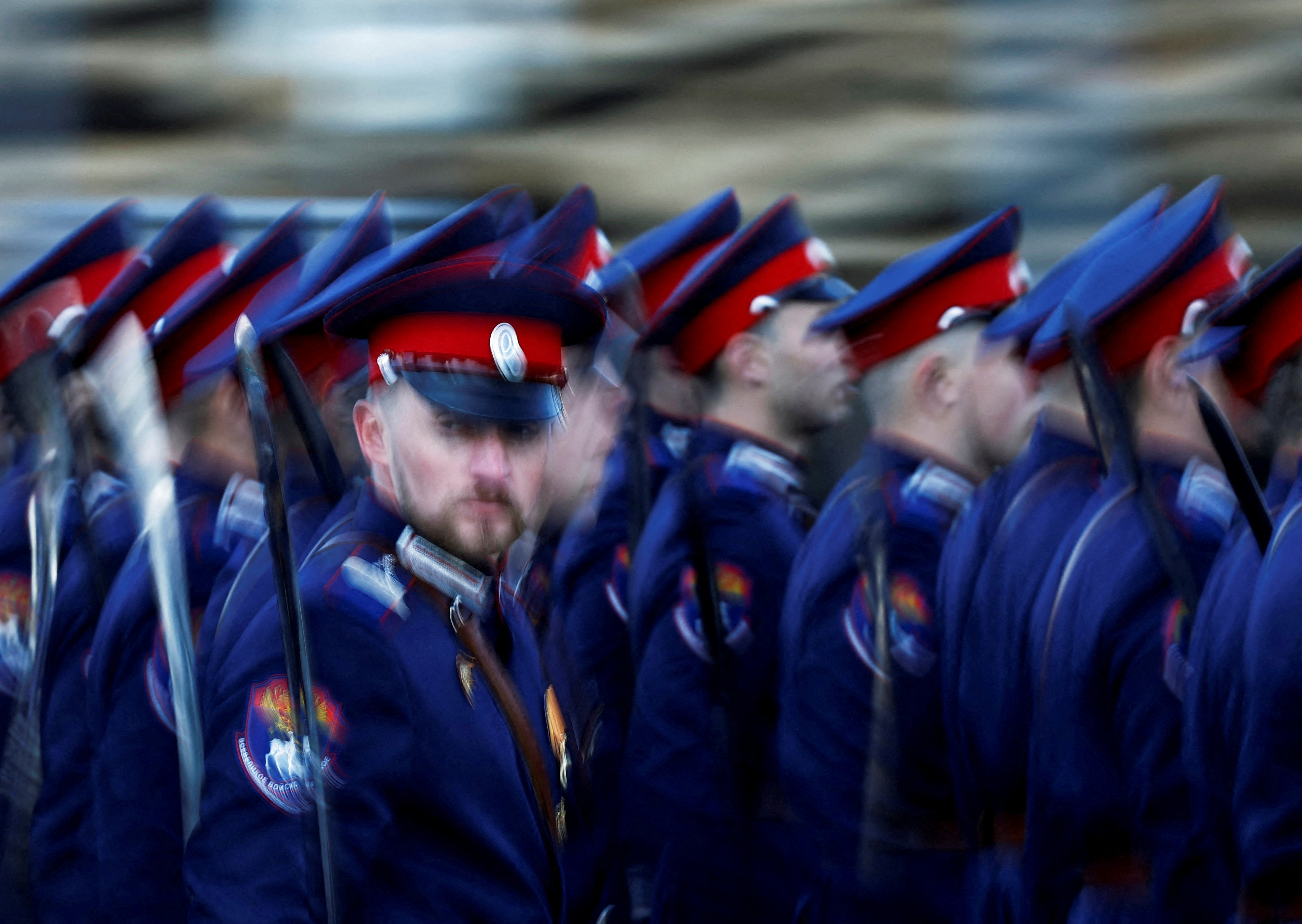 image Russia marks Victory Day with new strikes on Ukraine, but pared-back parade