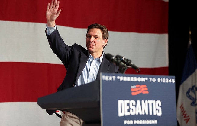 image DeSantis chooses his words carefully in escalating war with Trump