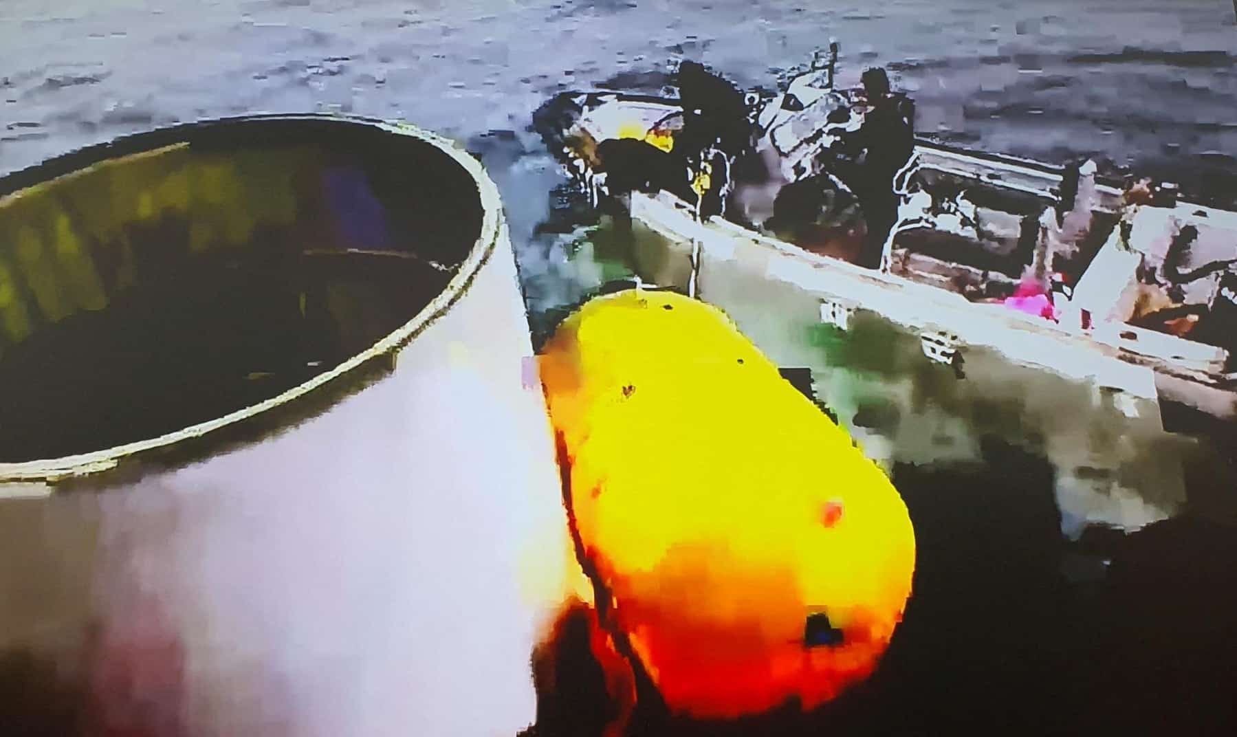 south korean military salvaging parts of north korea's space vehicle