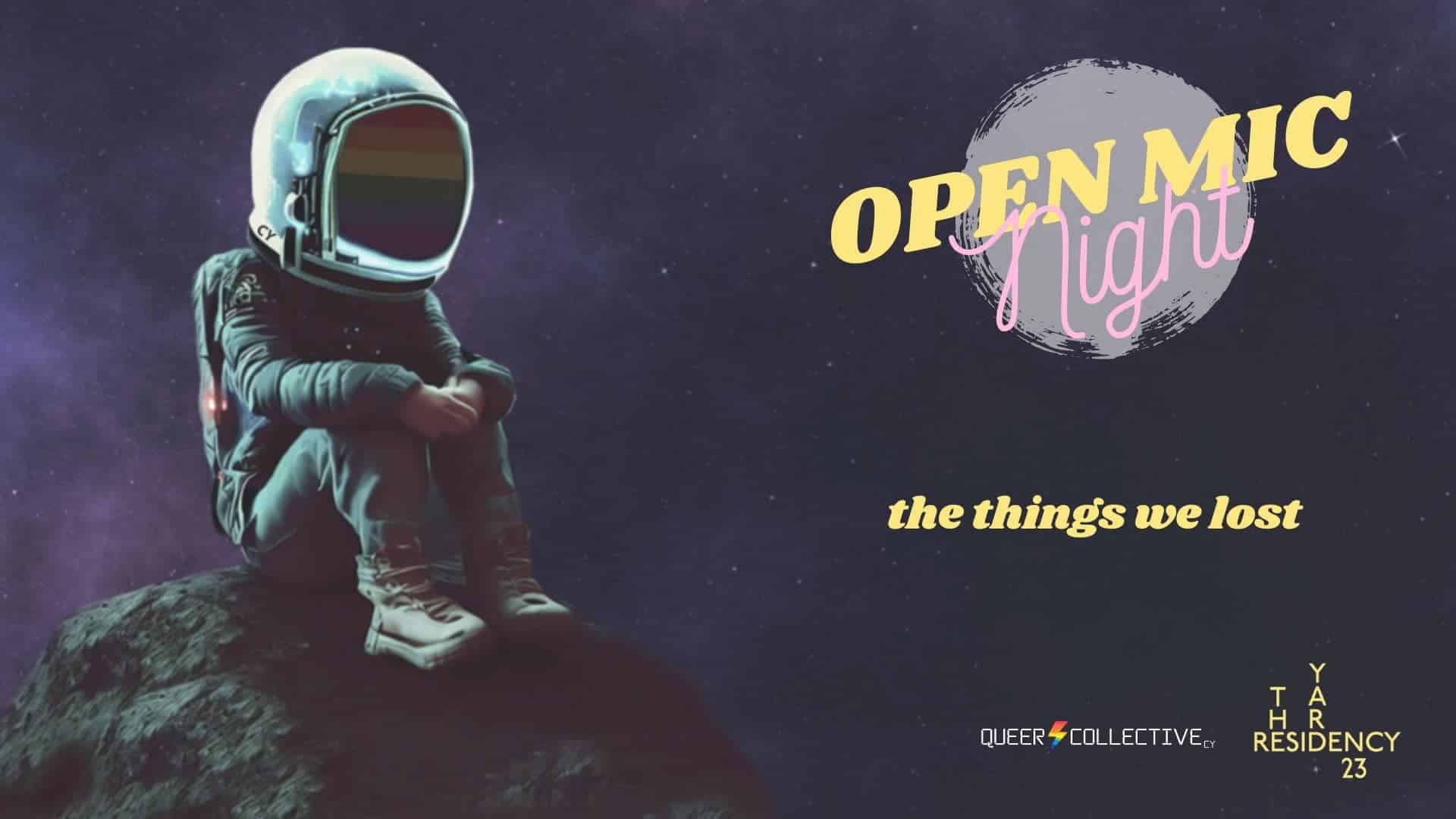 cover The things we lost open mic night