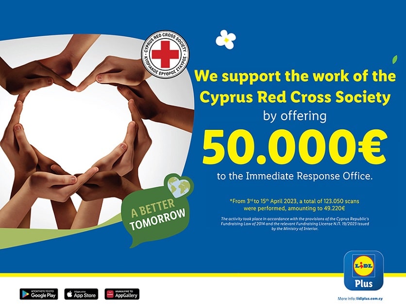 cover Lidl drive raises €50,000 for Cyprus Red Cross crisis services