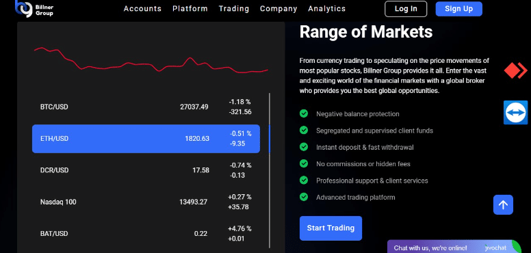 image Billner Group Review: Increase your profit in trading