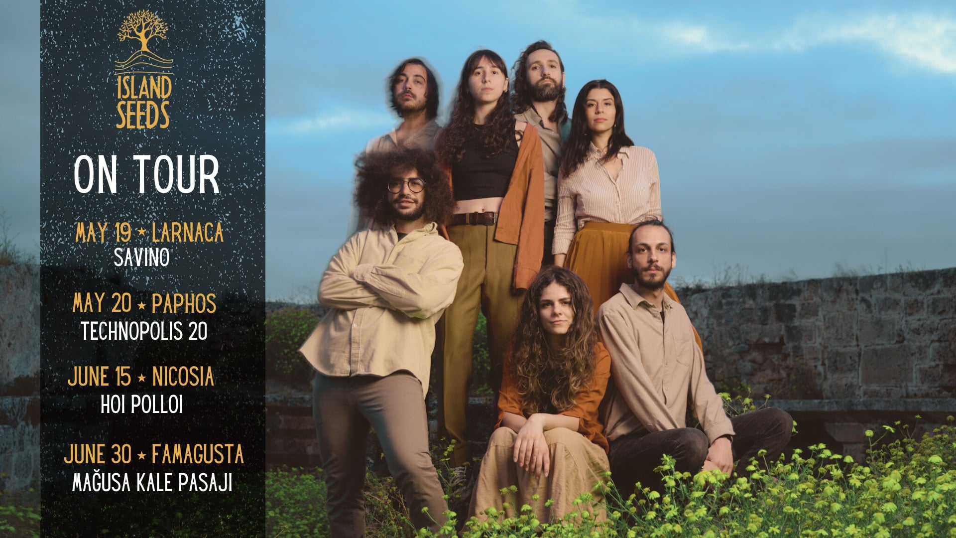 image Cypriot band Island Seeds on country-wide tour