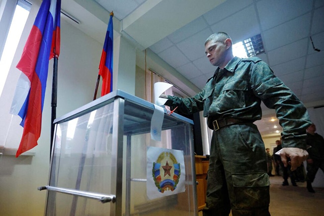 image Russia sets date of elections in newly annexed territories for September 10