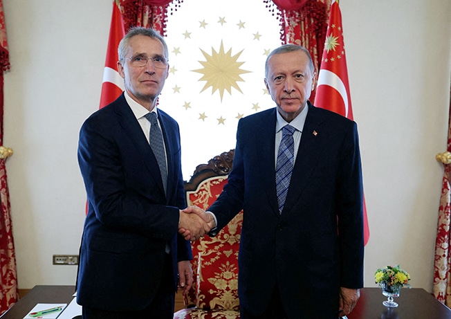 image Turkey won&#8217;t back Swedish NATO bid unless it stops protests