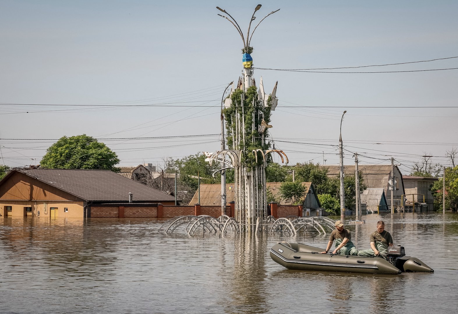 image About 600 sq km of Ukraine&#8217;s Kherson region under water after dam destroyed