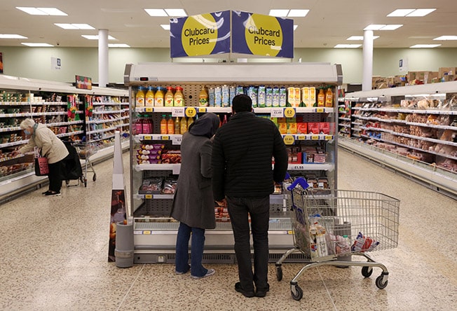 image UK supermarket executives reject &#8216;profiteering&#8217; charge