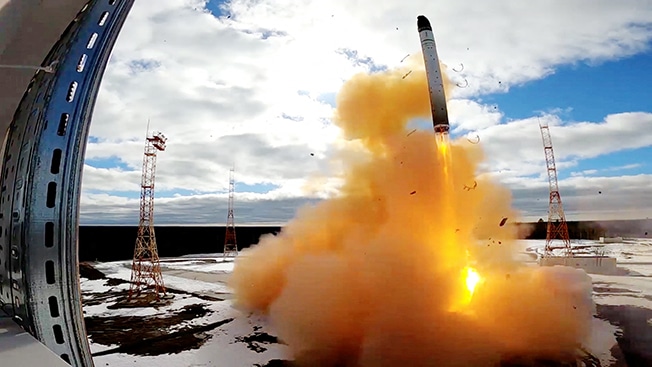 image Putin says new Sarmat nuclear missiles soon ready for deployment