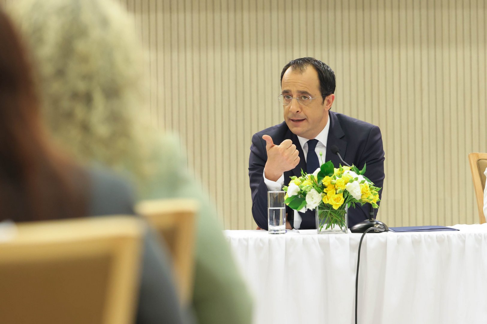 cover Christodoulides promises improvements in first 100 days review (updated)