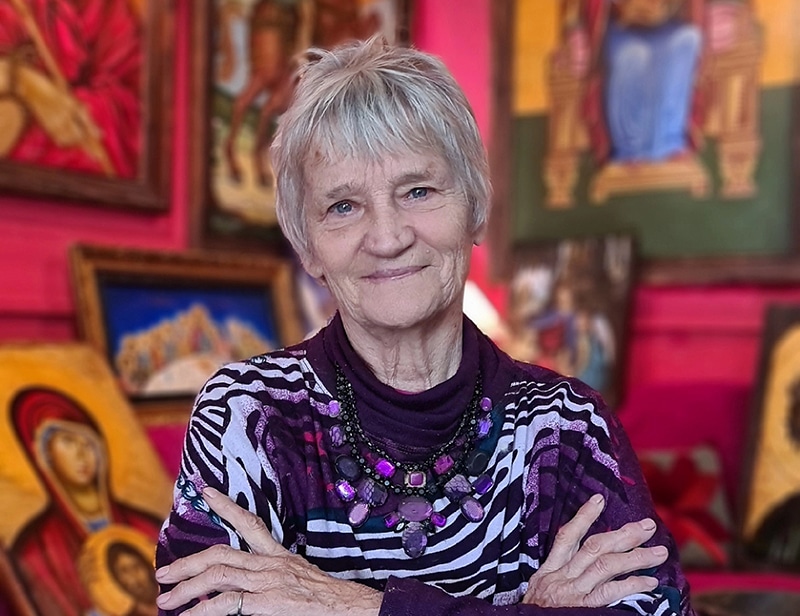 image Cyprus iconographer does things her way
