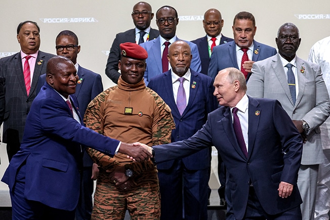 image African leaders press Putin to end Ukraine war