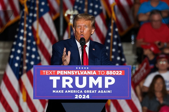 image Former US President Trump has spent $40 million on legal fees