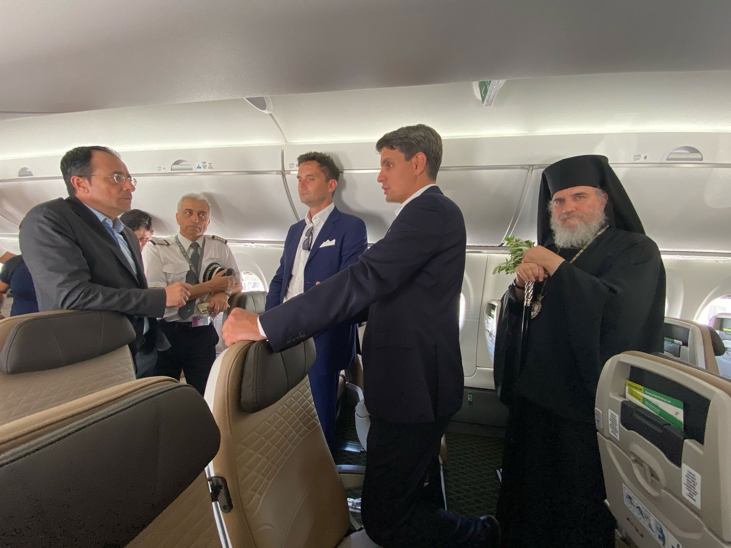 image Christodoulides attends Cyprus Airways’ new plane unveiling