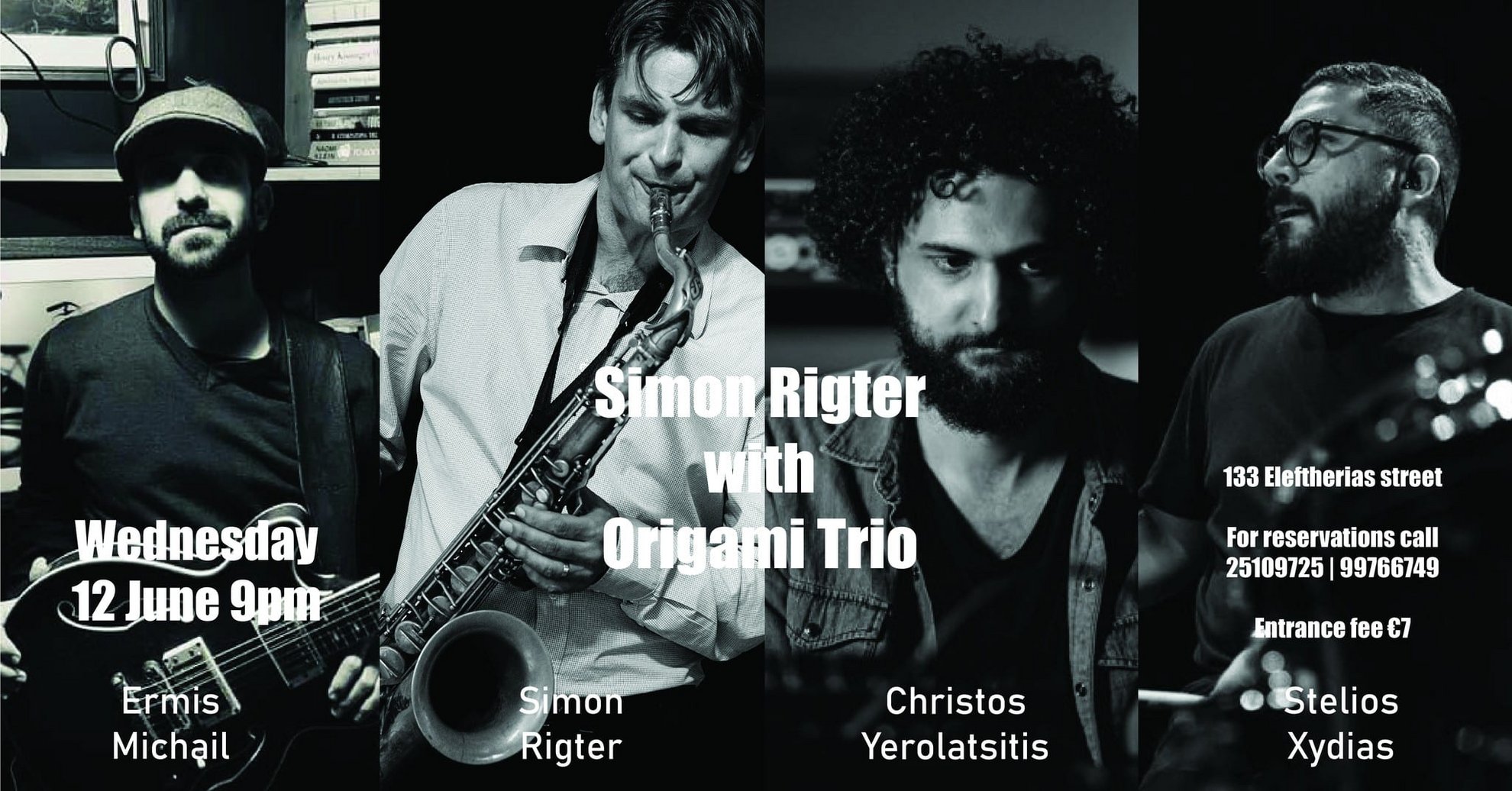 image Simon Rigter joins Origami Trio for a night of jazz