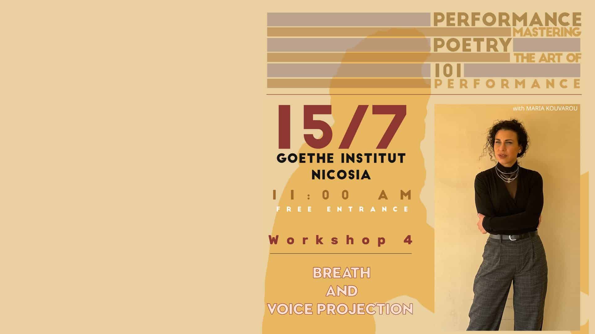 image Poetry workshop teaches breath and voice projection