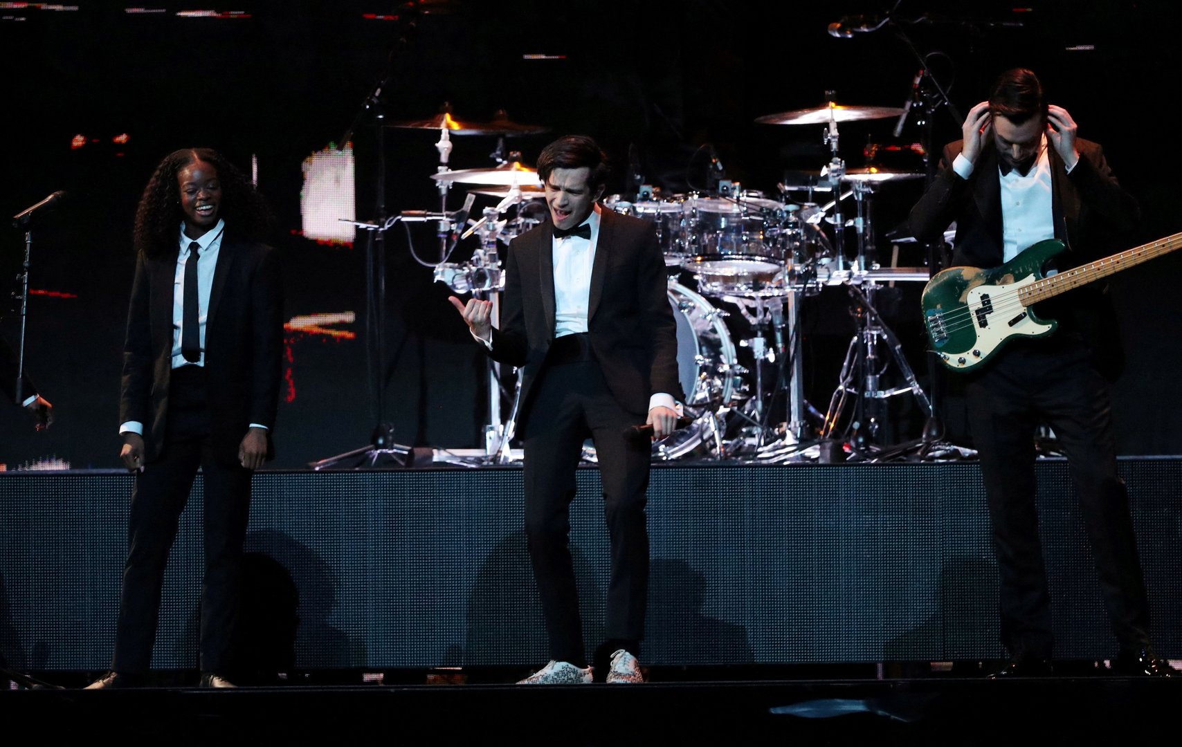 image Malaysia halts music festival after same-sex kiss by UK band The 1975