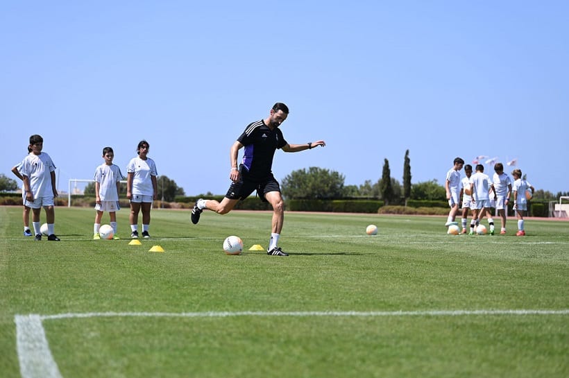 Launch of Real Madrid Foundation Clinics on July 3, 2023, in collaboration with Aphrodite Hills Resort and Be Free Football