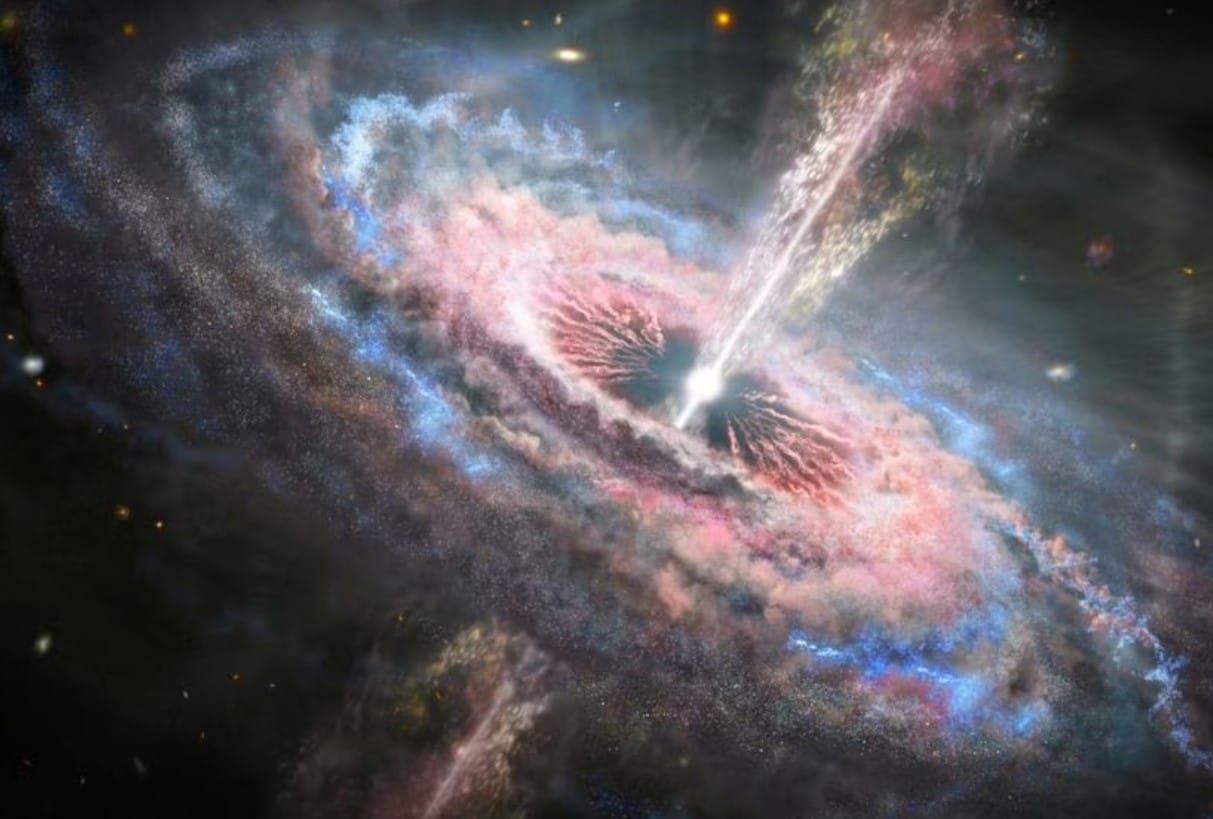 image Ferocious black holes reveal &#8216;time dilation&#8217; in early universe