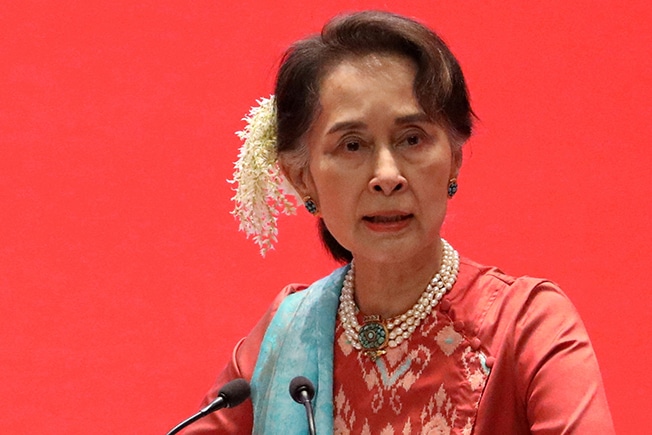 image Myanmar junta grants partial pardon to democracy champion Suu Kyi