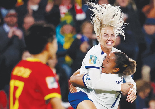 image England thrash China 6-1 to ease into last 16