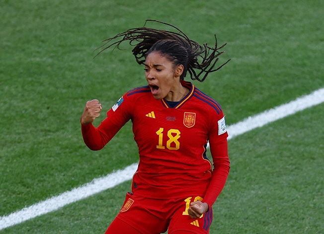 image Teenager Paralluelo shines as Spain make history