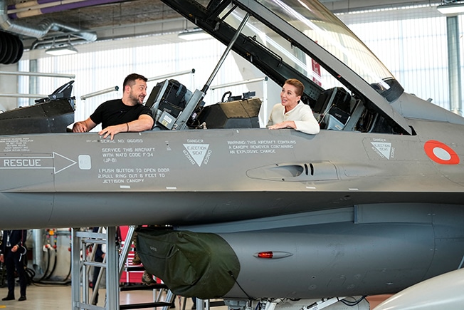 image Russia says F-16s will escalate Ukraine war