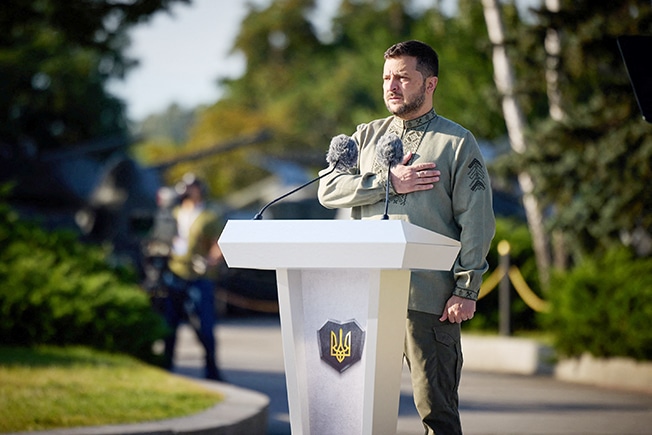 image Zelenskiy says Ukraine will end Russian occupation of Crimea