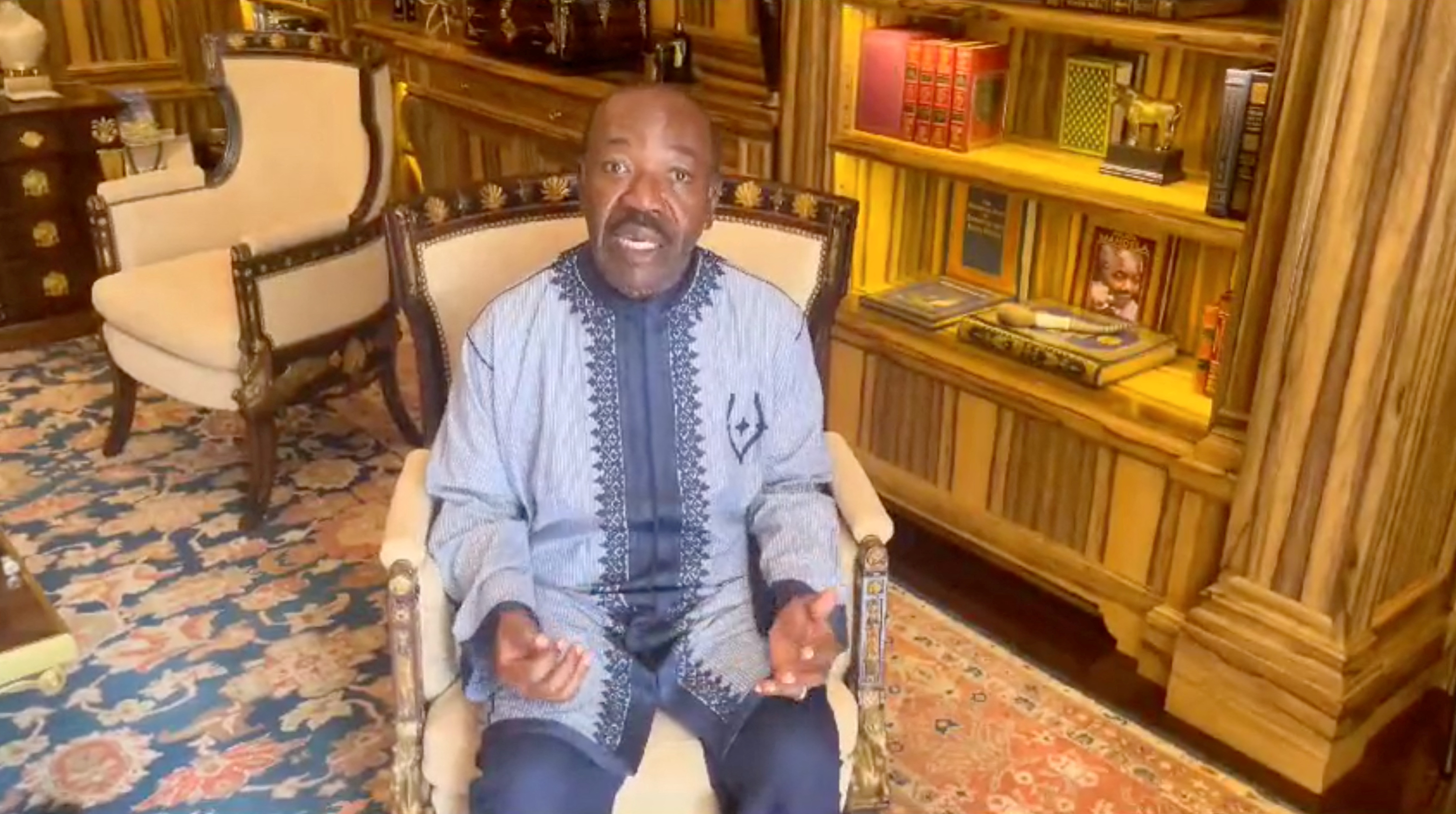 image Gabon officers declare military coup, President Ali Bongo detained