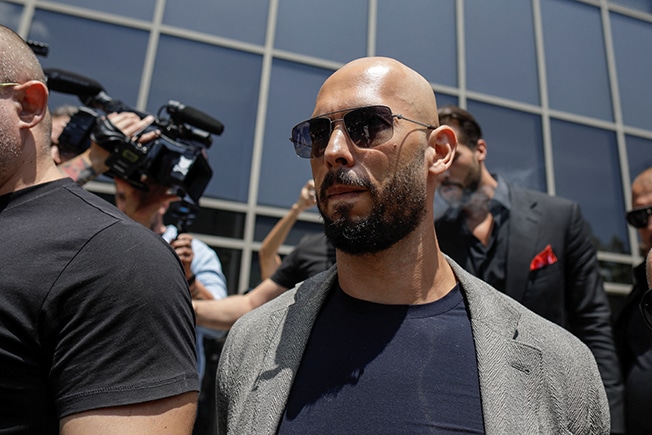image Romanian court releases influencer Andrew Tate from house arrest