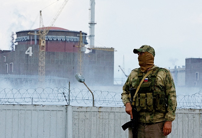 image Russia says Ukraine struck nuclear plant, Kyiv denies attack