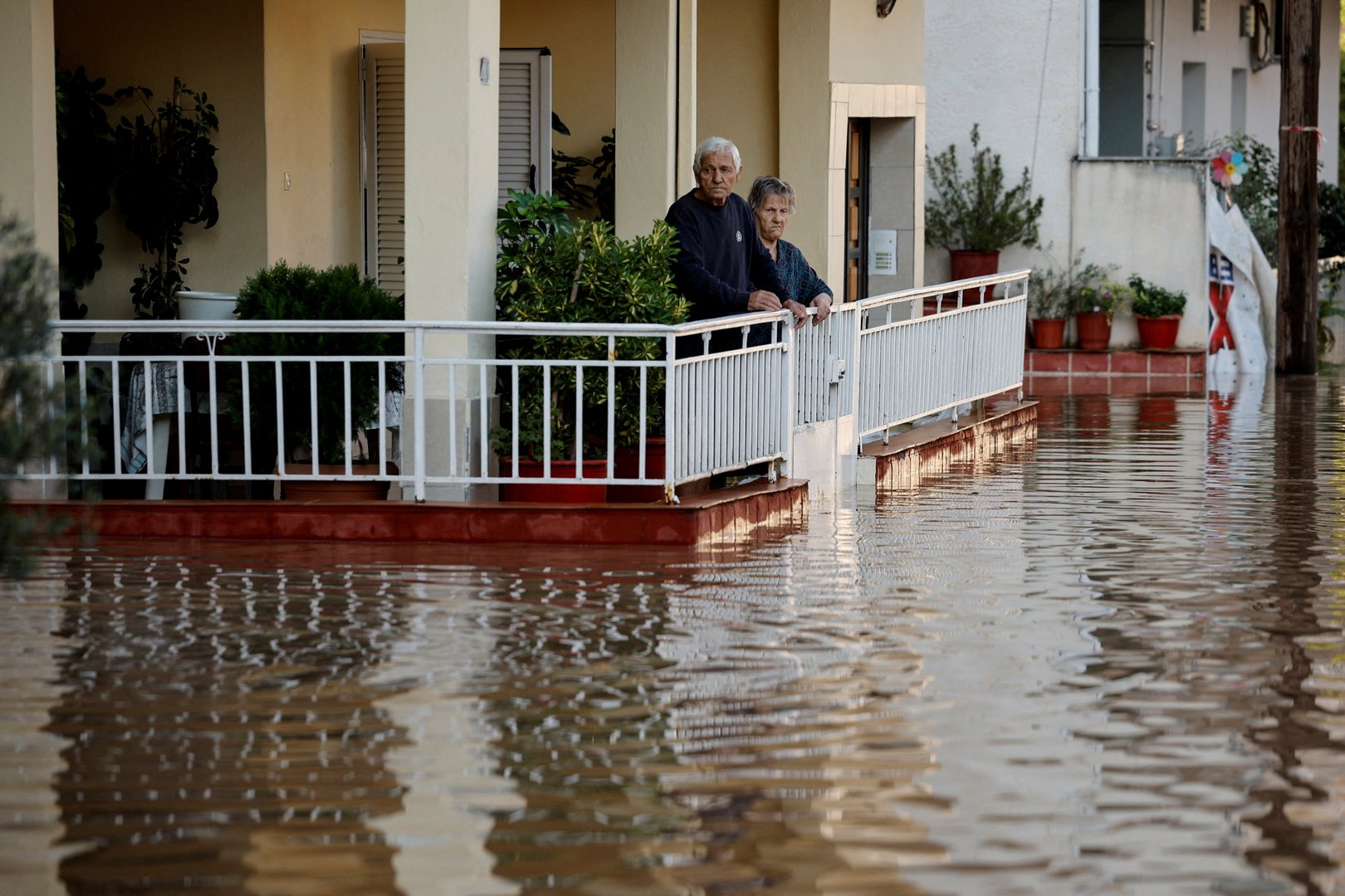 image Humanitarian aid drive for flood victims in Greece