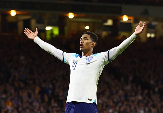 image Bellingham shines as England cruise to victory in Scotland