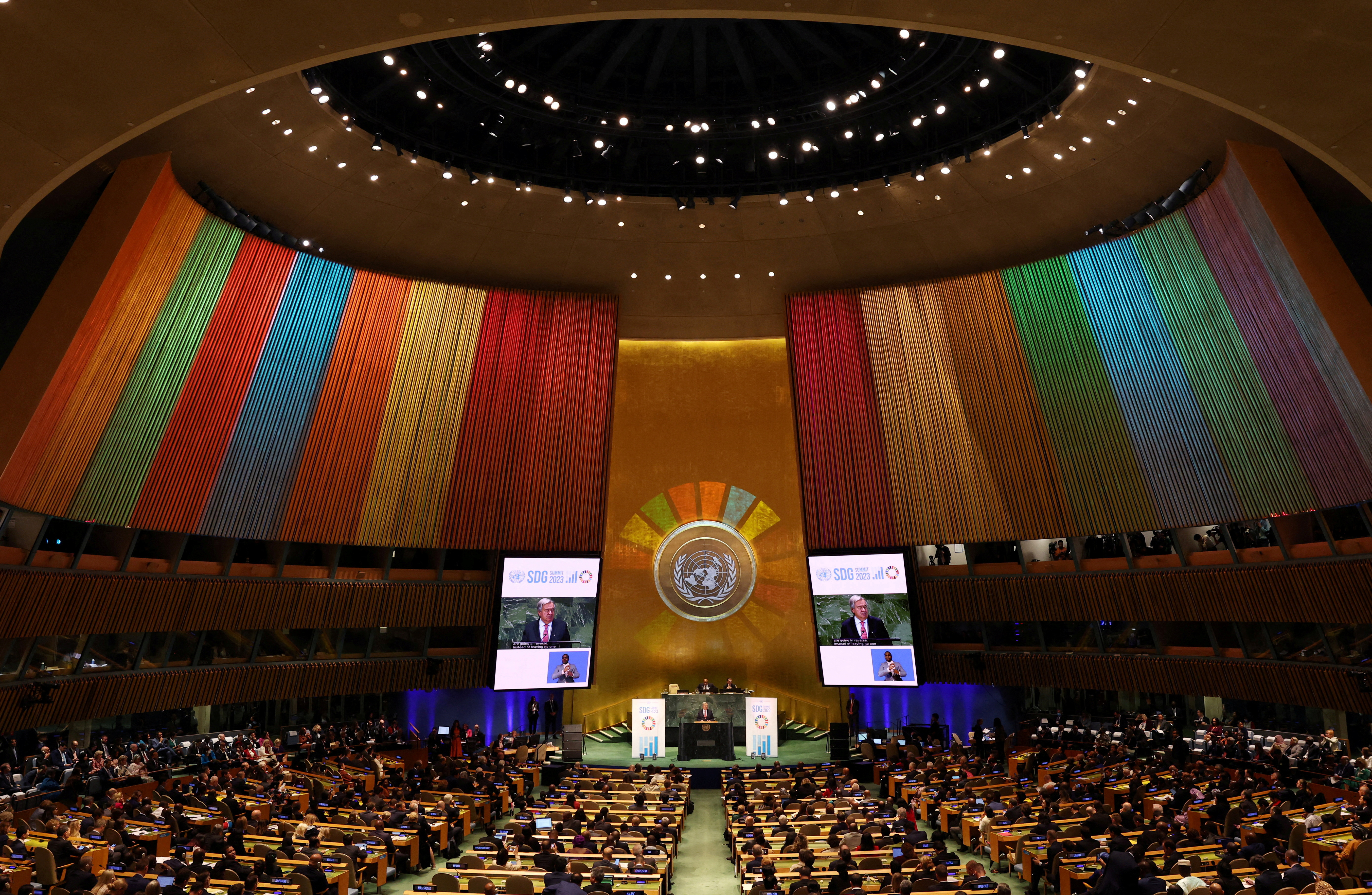 cover Erdogan annoyed by colours promoting the Sustainable Development Goals, confused them as LGBTQ colours?