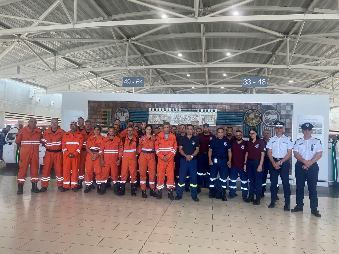 image Second firefighting team dispatched to assist Greece in wildfire battle