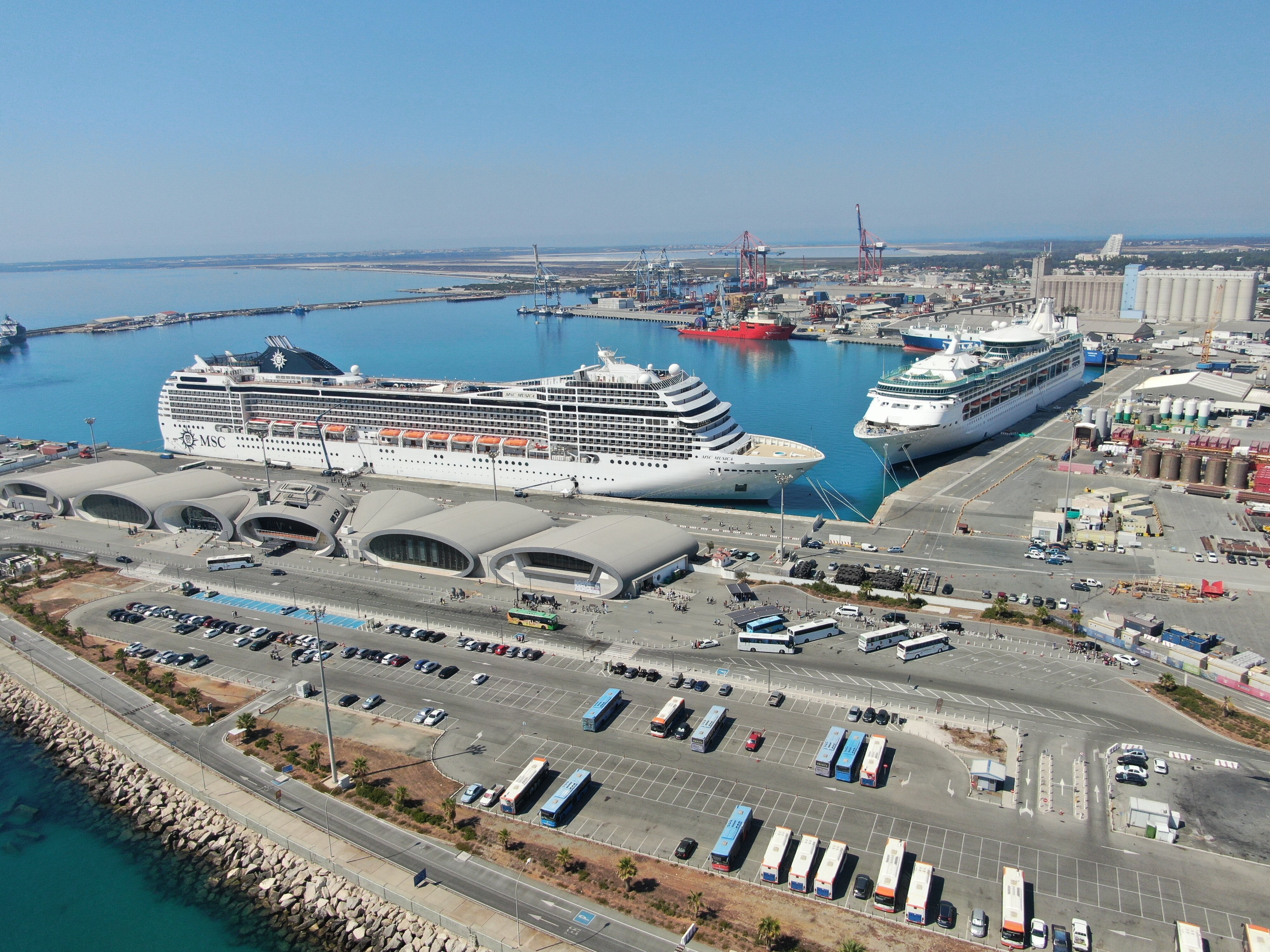 cover Limassol port manager celebrates tourism day — expects 300K passengers in 2023