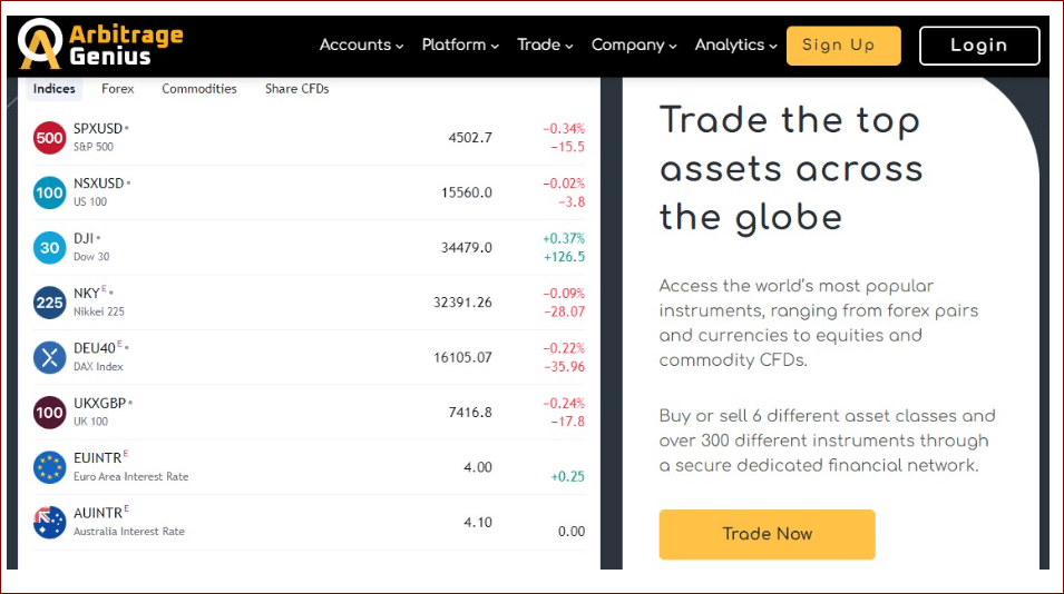 image Arbitrage Genius review: The most reliable trading platform for beginners