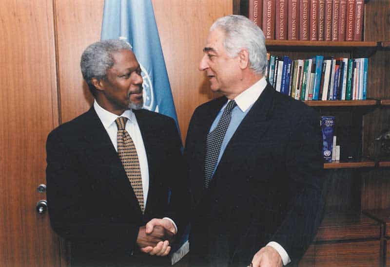 profile sevan with kofi annan